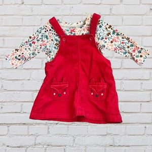 Carters 2 Piece Outfit, Shirt with Dress, 3-6 months
